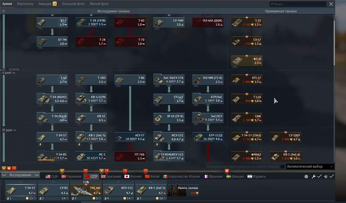 продажа аккаунта к игре War Thunder